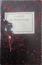 carnet de blanchissage début