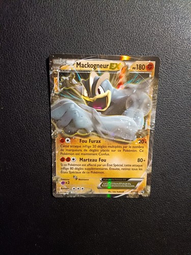 Carte pokémon mackogneur - mackogneur, ex