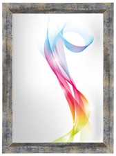 FRAMO Cadre photo Bois Bleu Or