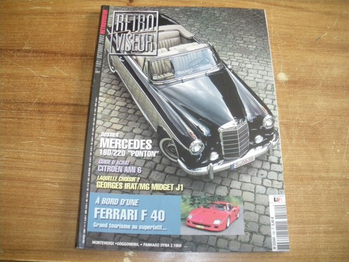Magazine auto rétro viseur - auto,