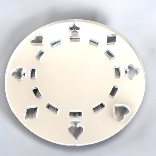 Poker chip mirror - chip,