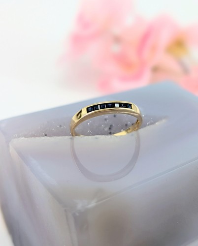 Bague demie alliance sertie - bague, de