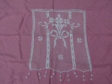 rideau ancien filet fait main