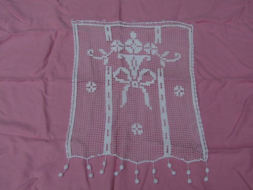 Rideau ancien filet - ancien, main