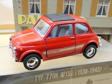FIAT 500 KT 5004 TOIT OUVRANT ROUGE 1/24 KINSMART Neuf sans Boite
