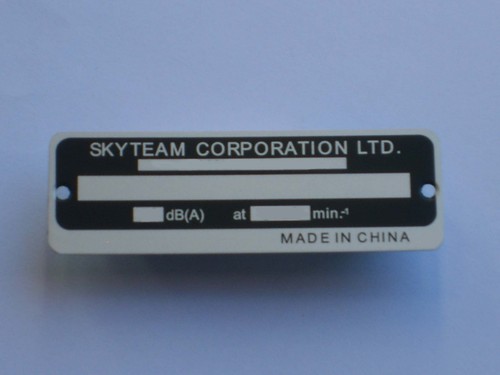 Plaque skyteam - plaque,