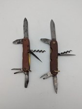 2 Couteaux Anciens, Multifonctions, BUISSON, Militaire ? Suisse ?
