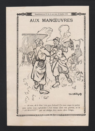 Publicité 1910 dubonnet vin - publicité,