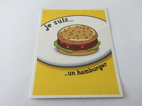 Carte suis hamburger - un,
