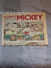 Rare Recueil " Le Journal De Mickey"  Reliure Éditeur 1ère Année 1934 réédition 