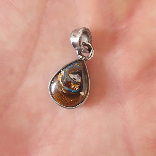 Pendentif opale boulder koroit - pendentif,