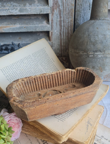 Ancien moule beurre - a, bois