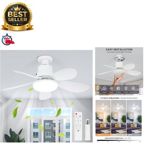 Ventilateur plafond 52cm - plafond,