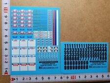 DECALS 1/43 PLAQUES RALLYE TOUR DE CORSE 1995 à 1998 - CARPENA  43266 UV