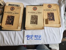 Lot 42 fascicules LA GUERRE DU