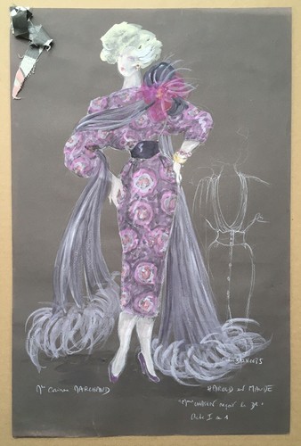 Dessin maquette costume - maquette, mode
