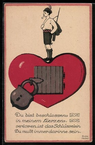 Carte postale artiste - d'artiste, dora
