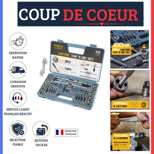 Coffret tarauds filières - coffret,