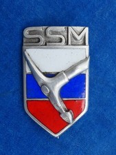 JOLIE Pretty RARE ++ TOP ++ BROCHE ANCIENNE Old badge - SSM - MINEUR DE FOND