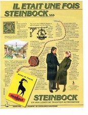 PUBLICITE ADVERTISING   1982    STEINBOCK   loden autrichien du TYROL