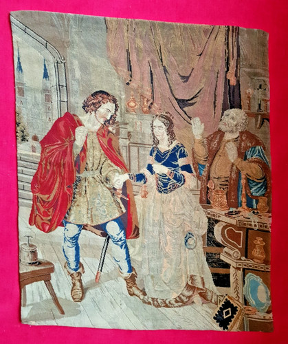 Tapisserie petit point - point, "