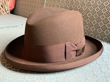 Bond Royal Quality Mid 60s  Homburg Hat size 57