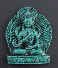 Statue Bouddhiste  Amulette tibétaine Vajrasattva   Tsa Tsa   Talisman  #26515