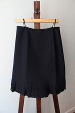 Alaïa jupe en laine bleu marine neuve avec étiquette taille 36 FR