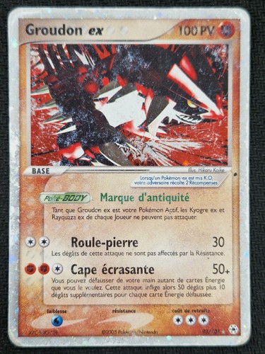 Carte pokémon groudon - carte,