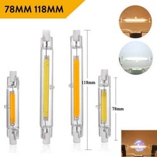 78mm 118mm 7W 15W 28W Dimmable R7s LED Maïs Ampoule Céramique Verre Lampe