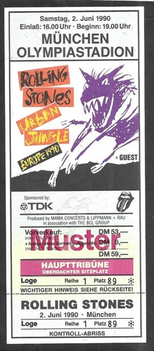 Rare ticket billet concert - concert,