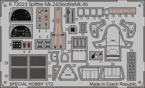Spitfire seafire mk 46 - spitfire, mk.24/seafire