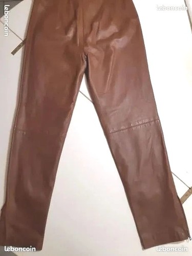 Pantalon cuir agneau neuf - cuir,