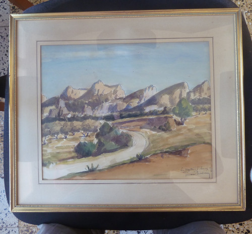 Aquarelle signée fernand - aquarelle,