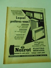 Publicité de Presse 1963 Noirot Radiateur