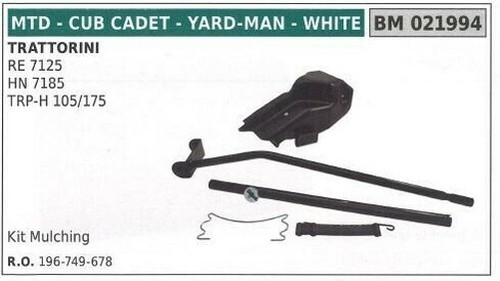 Kit mulching mtd tracteur - de,