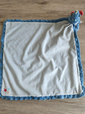 Doudou couverture bleu gris dragon ailes rouge Guss Et Victor Noukie's