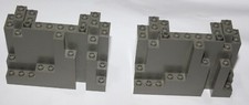 2 Rochers Lego Dark Gray Rock