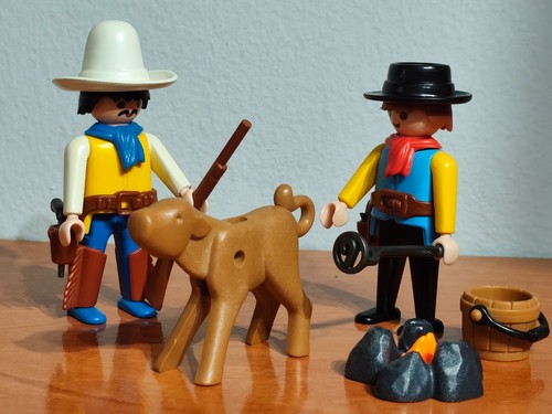 Figurines playmobil rancheros - figurines,