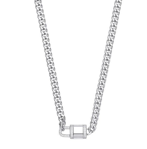 Argent massif zircon cubique - argent,