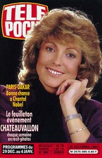 Magazine TELE POCHE n° 985/ 1984, Chantal NOBEL, CHATEAUVALLON, MORGAN, PLATINI.