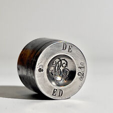Matrice Bouton Monogramme DE Outil Métier Poinçon Métal XIXe