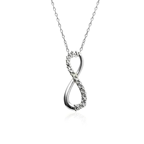 Argent sterling diamant - diamant, accent