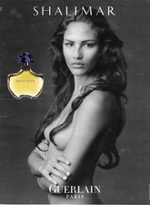 AD PUBLICITE PARFUM PERFUME SHALIMAR GUERLAIN