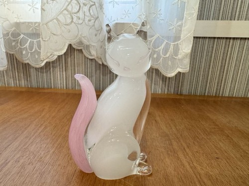 Figurine chat verre de - figurine,