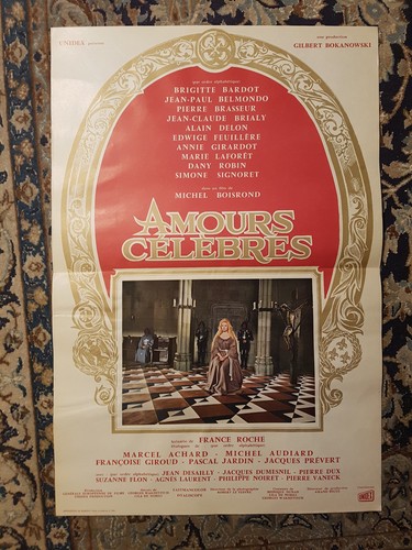 Affiche 1961 amours celebres - 1961,