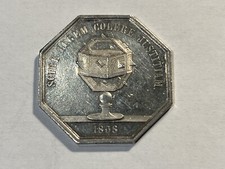 Jeton argent 1858 Compagnie
