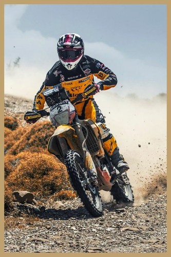Toile tableaux moto cross - ,