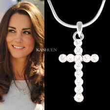 Croix Avec Cristal Swarovski Catholique Lord Jesus Religieux Collier Bijoux