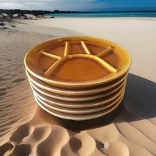 Lot de 6 assiettes à fondue